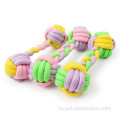 Candy Color Cotton Rock Swarns Toging Dog Toy
